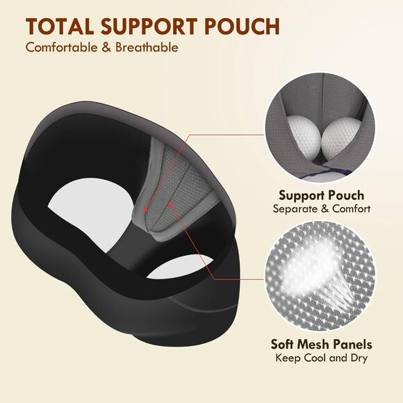 Men’s Boxer Briefs 7 Pack Breathable Bamboo Rayon Soft Trunks w Pouch - Picture 2 of 7